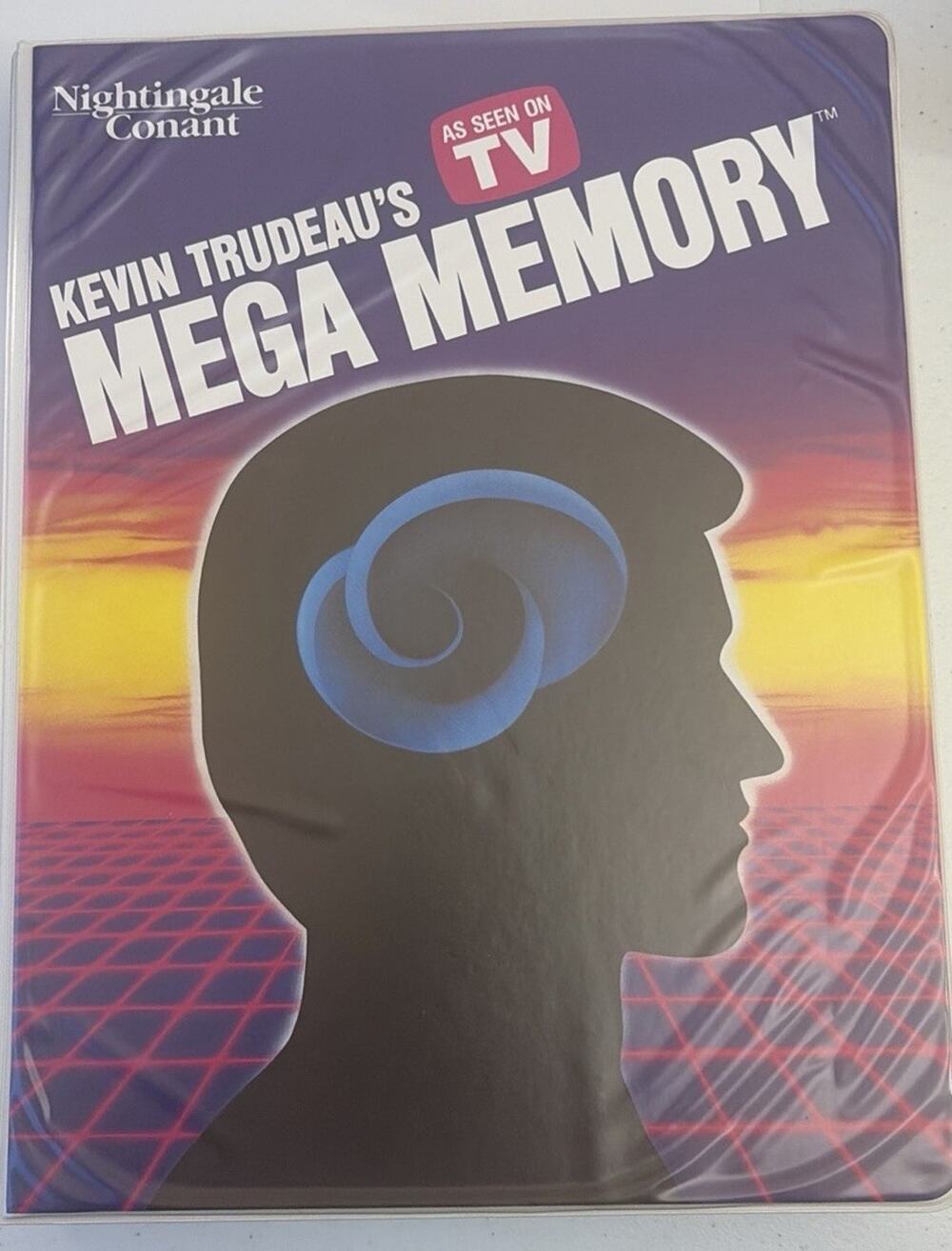 Kevin Trudeau Mega Memory Program 8 Audio Cassette Tapes w/ Workbook Self Help